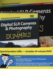 Digital SLR Cameras and Photography For Dummies Book + DVD Bundle segunda mano  Embacar hacia Mexico