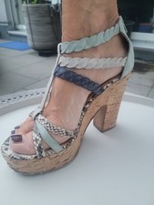 Riemen pumps blau gebraucht kaufen  Nürnberg