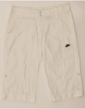 Bermuda feminina Nike Reino Unido 10 pequena W27 algodão branco YB04 comprar usado  Enviando para Brazil