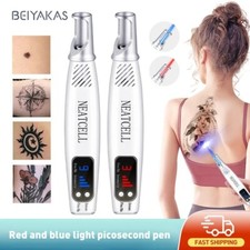 Caneta laser picossegundo máquina de terapia de remoção de tatuagem beleza pele luz azul/vermelha comprar usado  Enviando para Brazil