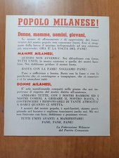 Riproduzione manifesto partito usato  Italia