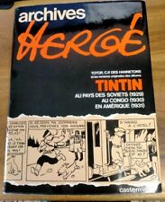 Archives herge tintin d'occasion  Expédié en Belgium