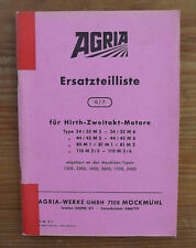 Hirth ersatzteilliste zweitakt gebraucht kaufen Hirth ersatzteilliste zweitakt gebraucht kaufen  Dobel