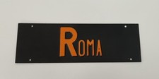 Targa automobilistica vintage usato  Roma