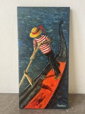 Tableau peinture gondolier d'occasion  Argenteuil