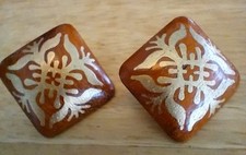 Wood stud earrings for sale  Hermiston