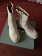 Bottines cuir beige d'occasion  Mulhouse-