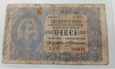 Banconota dieci lire usato  Valenzano