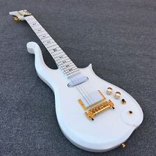 Guitarra elétrica clássica Prince Cloud branca pérola ouro branco hardware, usado comprar usado  Enviando para Brazil