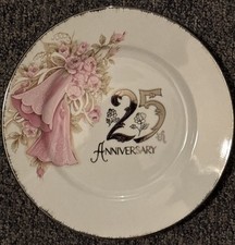 25th anniversary plate for sale  Thatcher