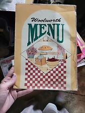 Vtg woolworth menu for sale  York