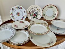 Platos de pan, pastel y postre de China vintage desajustados ~ Juego de 12 ~ COLORIDO segunda mano  Embacar hacia Mexico