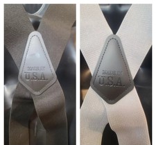 Men suspenders gray for sale  Longview