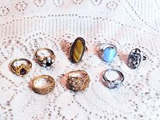 Lote de 8 anillos vintage estilo mixto Avon segunda mano  Embacar hacia Argentina