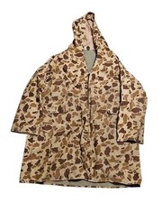Jaqueta de chuva vintage LL Bean 1970s camuflada com capuz com zíper tamanho grande comprar usado  Enviando para Brazil