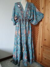 Kaftan seide maxikleid gebraucht kaufen  Mühlheim