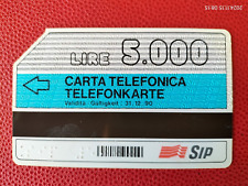 Scheda telefonica 5000 usato  Roma