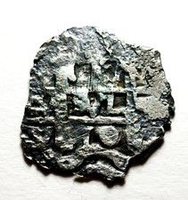 REAL 1710 FELIPE V . ¿LIMA?. MACUQUINA . MONEDA ANTIGUA ESPAÑOLA. PIRATE COINS. comprar usado  Enviando para Brazil