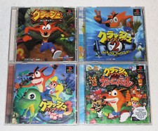 Jogos PS1 Crash Bandicoot 1 + 2 + 3 + Carnival NTSC-J Japão Importado Bash comprar usado  Enviando para Brazil