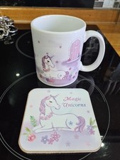 Unicorn mug coaster for sale  GIRVAN