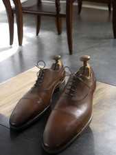 Santoni brown leather d'occasion  Expédié en Belgium