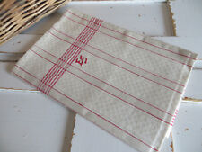 Toalha de cozinha toalha de prato xadrez linho vermelho Stri antigo vintage corredor de mesa comprar usado  Enviando para Brazil