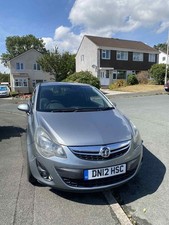 Vauxhall corsa 2012 for sale  IVYBRIDGE