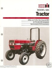 Folheto para trator agrícola - Case IH - 585 - década de 1980 - versão de 4 páginas (FB335) comprar usado  Enviando para Brazil