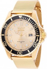 Relógio masculino Invicta Pro Diver quartzo mostrador dourado 47177 comprar usado  Enviando para Brazil