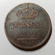 Tornesi 1840 senza usato  Villaricca