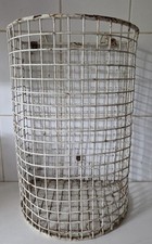 Parque de malha de arame vintage para montagem na parede/lixeira de rua/cesta de lixo comprar usado  Enviando para Brazil
