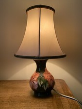 Moorcroft hibiscus lamp for sale  NUNEATON