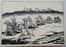 Cartolina reggimento artiglier usato  Roma