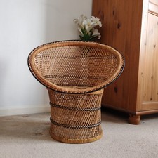 Vintage wicker 1970 for sale  TIPTON