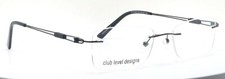 Usado, Armações de óculos sem aro CLUB LEVEL DESIGNS CDL989 cor #2 Gunmetal 52-20-140 comprar usado  Enviando para Brazil