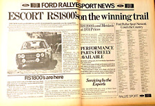 Ford escort rs1800 for sale  PRESTON