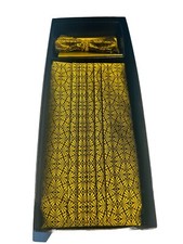 Conjunto Masculino Vintage Mr. Night Tie’m Gold Bow Tie Cummerbund, usado comprar usado  Enviando para Brazil