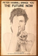 PETER HAMMILL O Futuro Agora 1978 Carisma US PROMO Apenas POSTER Van Der Graaf comprar usado  Enviando para Brazil