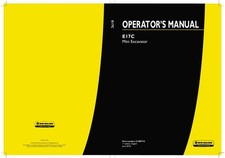 NOVO MANUAL DO OPERADOR MINI ESCAVADEIRA HOLLAND E17C comprar usado NOVO MANUAL DO OPERADOR MINI ESCAVADEIRA HOLLAND E17C comprar usado  Enviando para Brazil