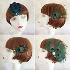 Peacock feather fascinator for sale  BRISTOL