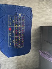 Vintage blue roulette for sale  PETERBOROUGH