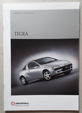 Vauxhall tigra brochure for sale  BOURNE