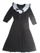 Robe vintage pois d'occasion  Ambrières-les-Vallées