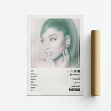 Ariana Grande, Posições, Álbum Arte Cartaz, Impressão, Música, Tracklist, usado comprar usado  Enviando para Brazil
