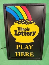 Vintage illinois lottery for sale  Webster City