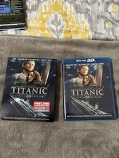 2012 TITANIC 3D 4-Disc Remastered Movie Set Blu-Ray/DVD/Digital With 3D Glasses, usado comprar usado  Enviando para Brazil