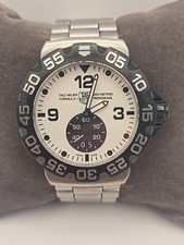 Usado, TAG Heuer Formula 1 cronógrafo mostrador branco moldura preta WAH1011 SS 200M comprar usado Usado, TAG Heuer Formula 1 cronógrafo mostrador branco moldura preta WAH1011 SS 200M comprar usado  Enviando para Brazil