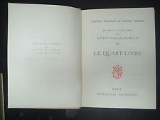 Livre rabelais oeuvres d'occasion  Ver-sur-Launette