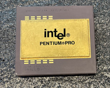 Soquete limpo Intel Pentium Pro 200MHz SL22Z KB80521EX200 512K 8 CPU cerâmica dourada, usado comprar usado  Enviando para Brazil
