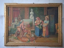 Quadro scena pittore usato  Palermo